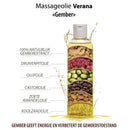 Verana 100% Natürliches Massageöl Ingwer 1l